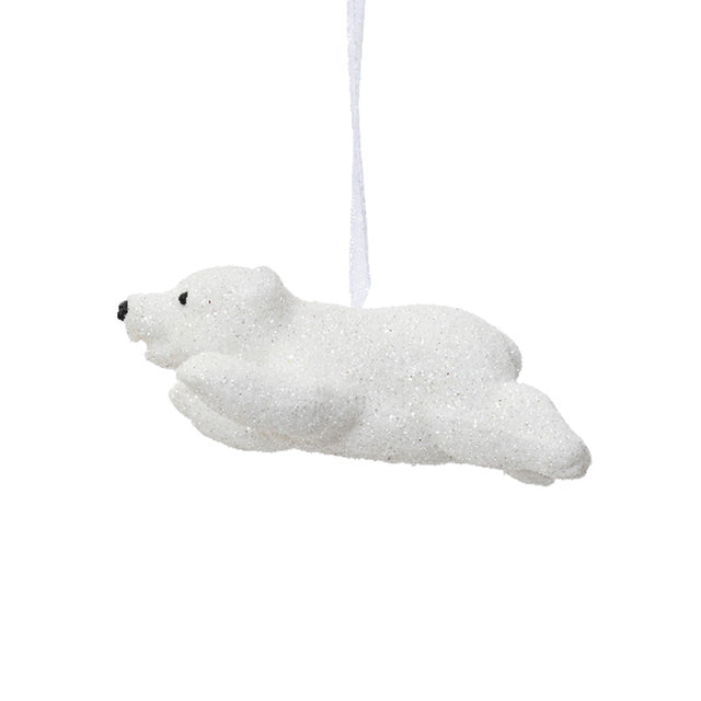 Polar Bear Laying Down 2X8X6Cm