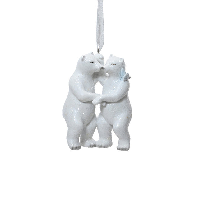 Polyresin Polar Bears 7.4X5X9.8Cm