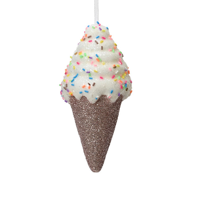 Foam Ice Cream Cone 8X7X7X15Cm - Pink