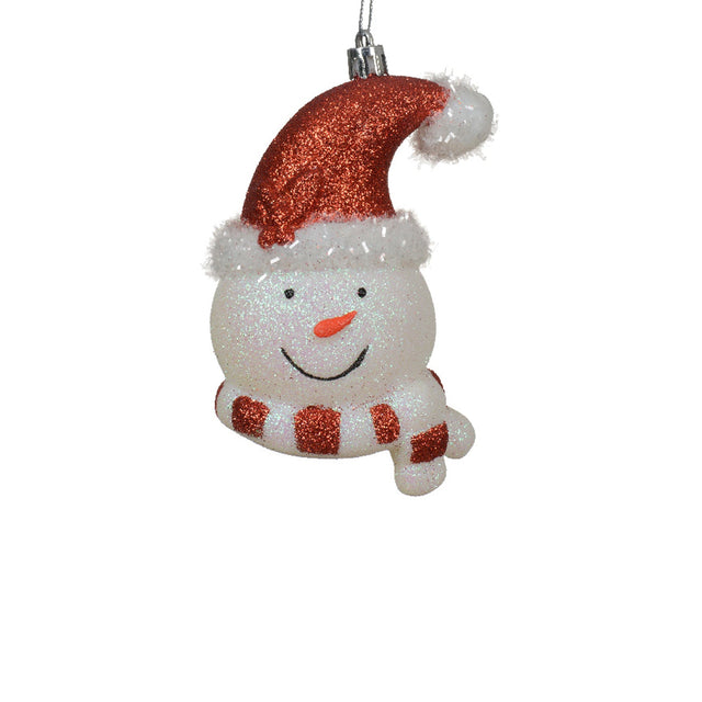 Bauble 6.3X7.8X11.5Cm - Snowman