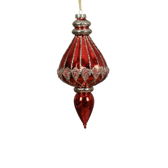 Bauble Ornament 12X12X29Cm - Red