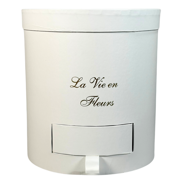 Round Flower Box 22X22X24Cm White