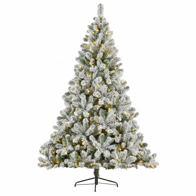 Imperial pine snowy LED Christmas tree 147cmx2.4m