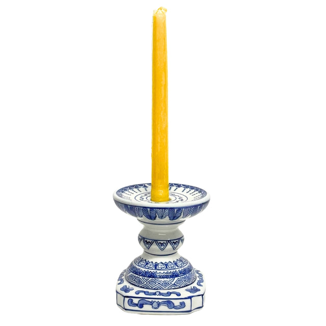 Ceramic candle stand 14x12cm