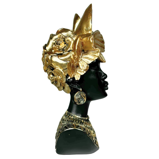 Lady With Butterfly 13x13x28cm