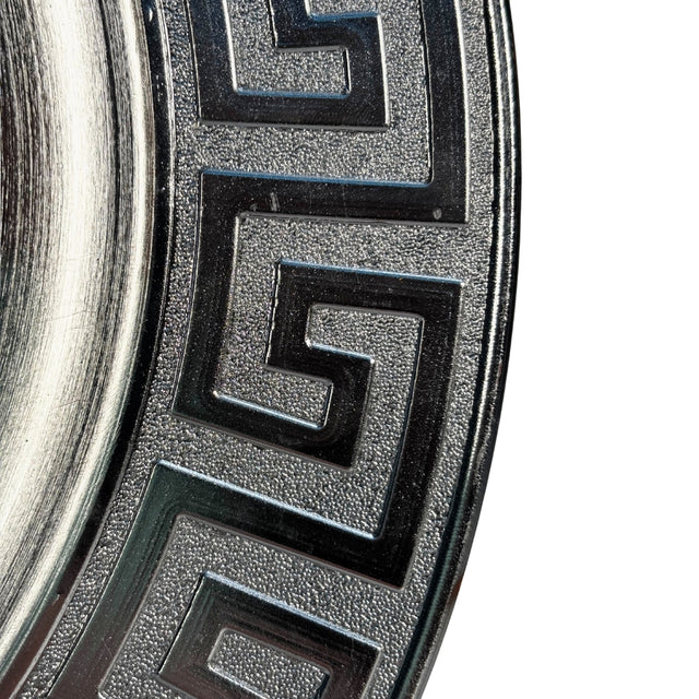 Underplate 32cm - Silver and white