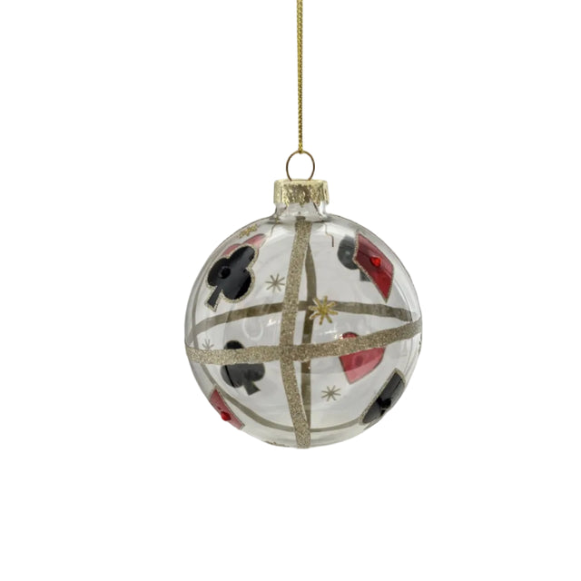 Xmas Ball 80mm Playing Cards