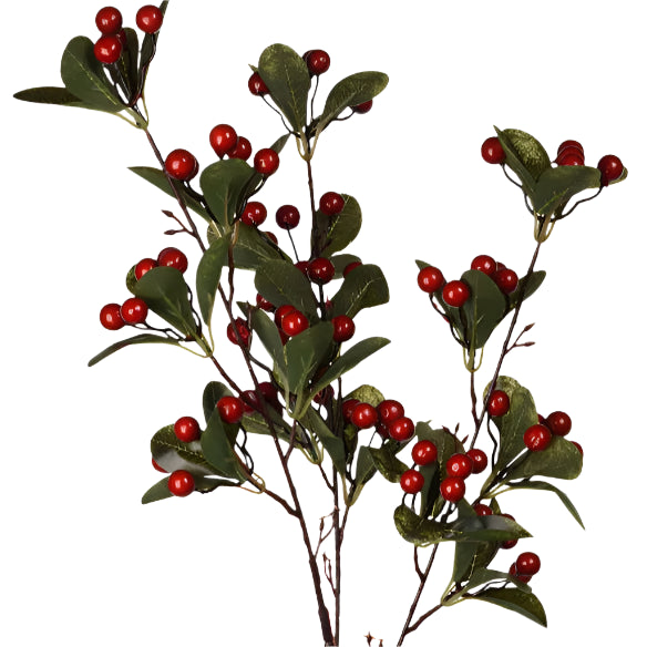 Xmas Branch with Berries 85cm