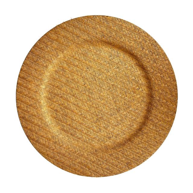 Plate Paper Wave Natural 33cm