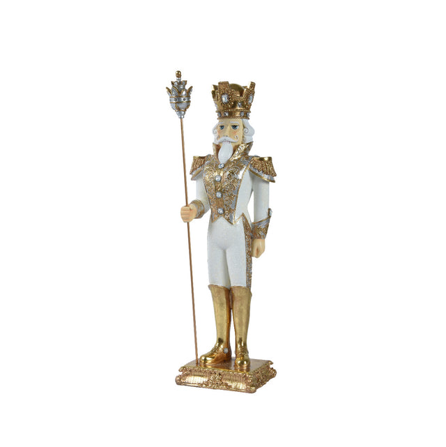 Gold and white soldier 46x53x178cm