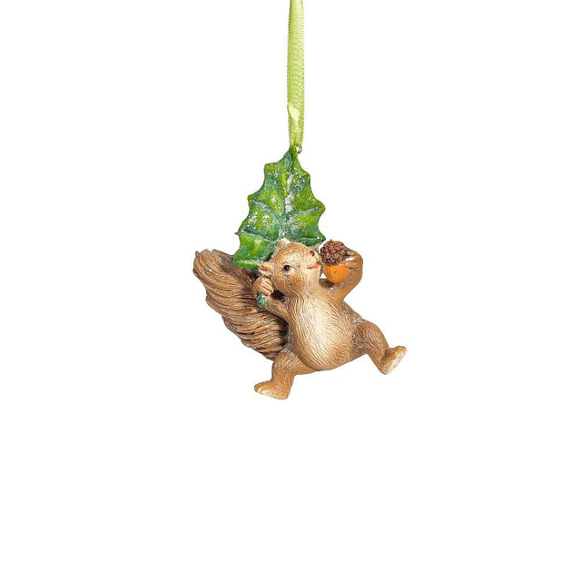 Squirrel Decoration With Acorn (5x6,8x11cm)