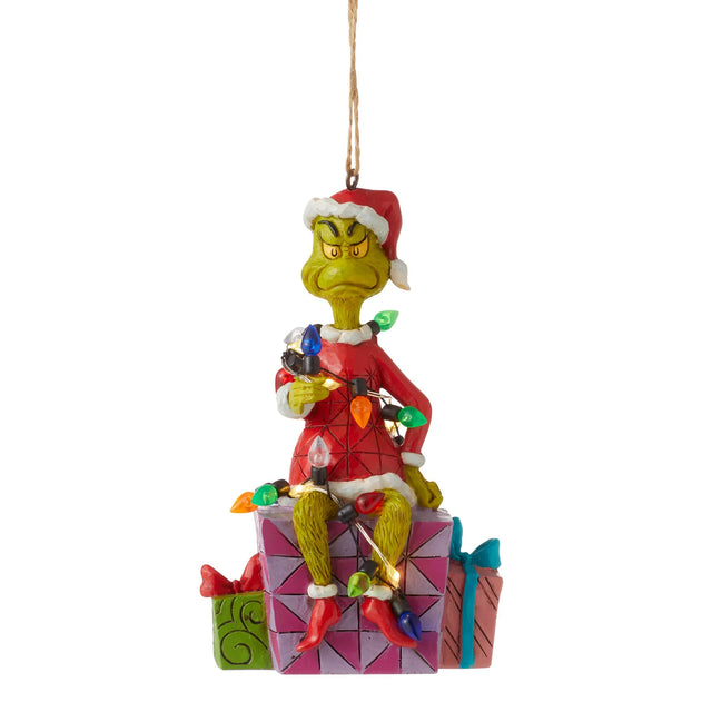 Hanging - Grinch Wrapped In Lights
