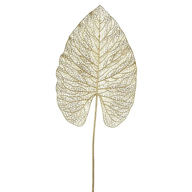 Branch Glitter Banana Leaf 67cm