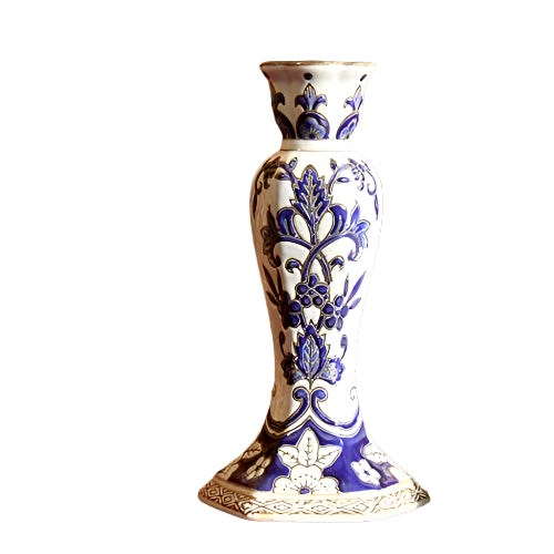 Ceramic candle stand 21x10cm