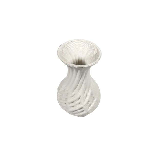 Twisted Spiral Ceramic Vase 9.8x15.8cm