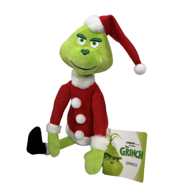 Grinch Plush With Santa Suit 32X12cm