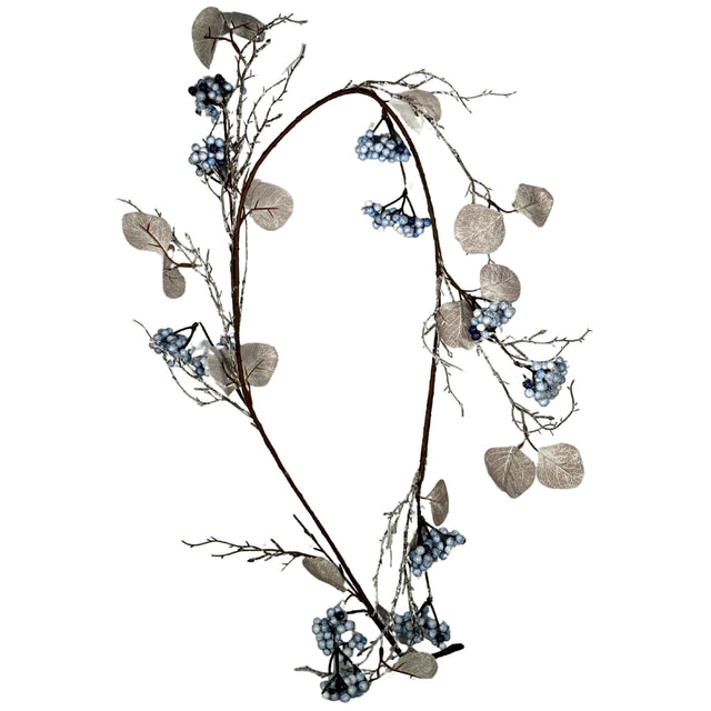 Foam Berry Blue Garland 130Cm