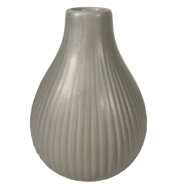(795211320-1)BOTTLE VASE 14CM - GREY