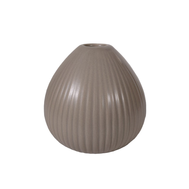 (795211340-2)VASE BOTTLE 10CM - GREY