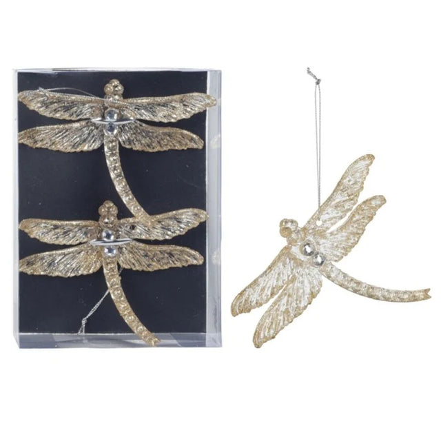 Dragonfly Hang Deco 10cm 2pcs