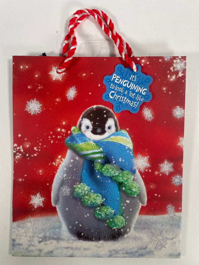 Medium Bag Beary Christmas Penguin