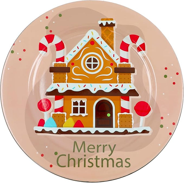 Plate, PP, 33x33x1.5cm - Cookie's House