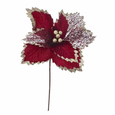 Bordeaux Glitter Pick 34cm