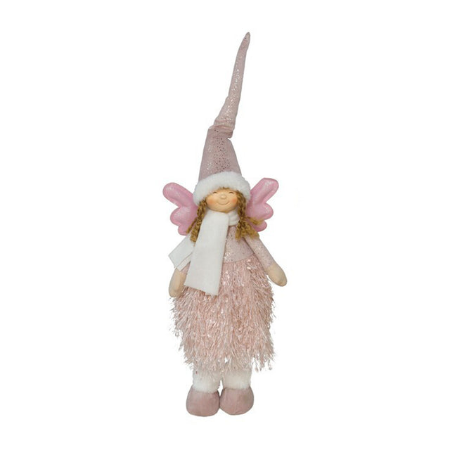 Angel Standing Arvid 18X13X58Cm - Pink