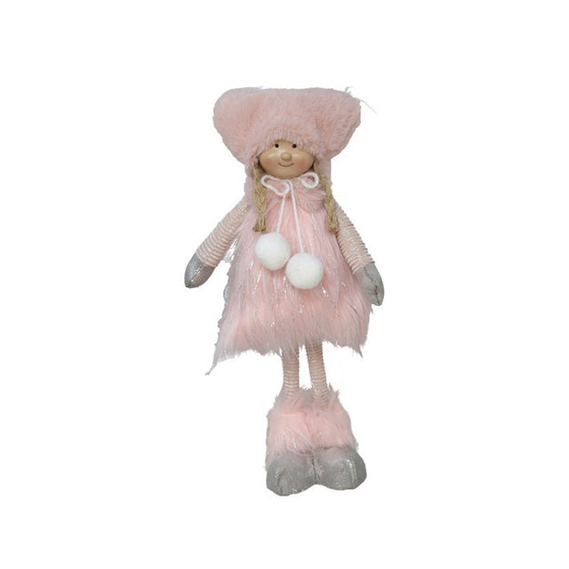 North Standing Angel 16X10X36Cm - Pink