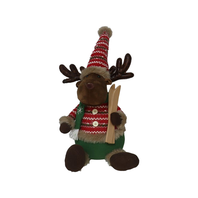 Frost Sitting Plush Doll 29X22X42Cm - Reindeer