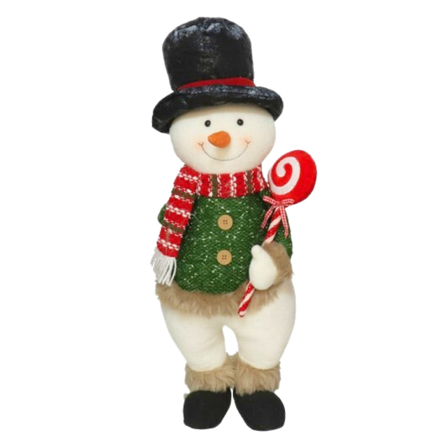 Frost Sitting Plush Doll 29X18X45Cm - Snoman