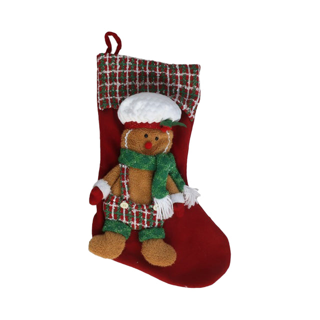 Ginger Christmas Sock 26X7X43Cm - Boy