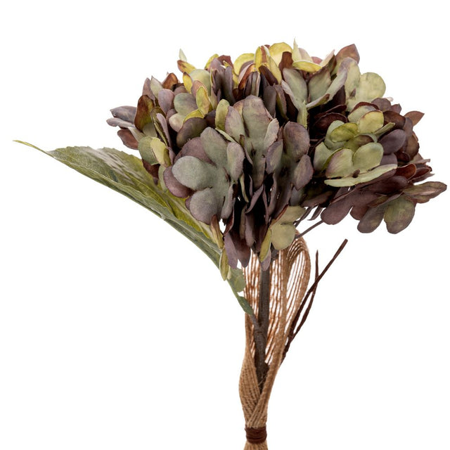 Artificial light purple hydrangea stem 33cm