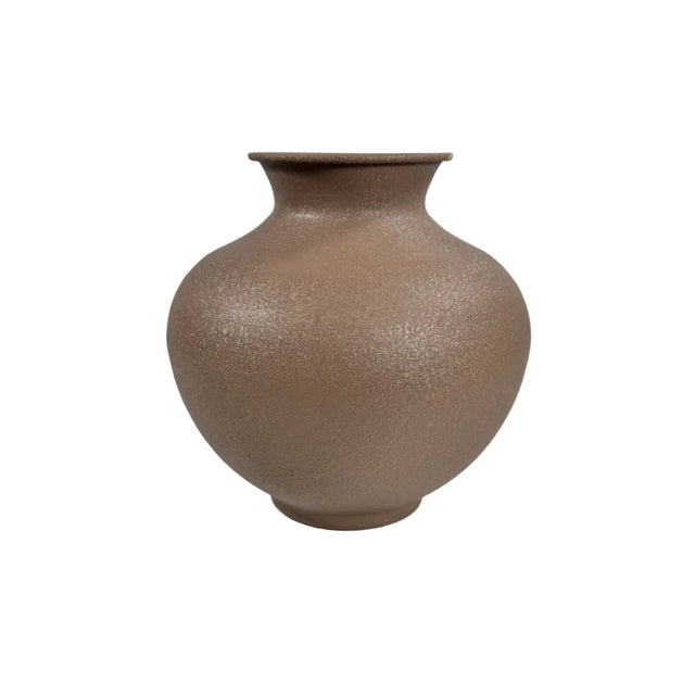 Vase Metal Brown 23cm