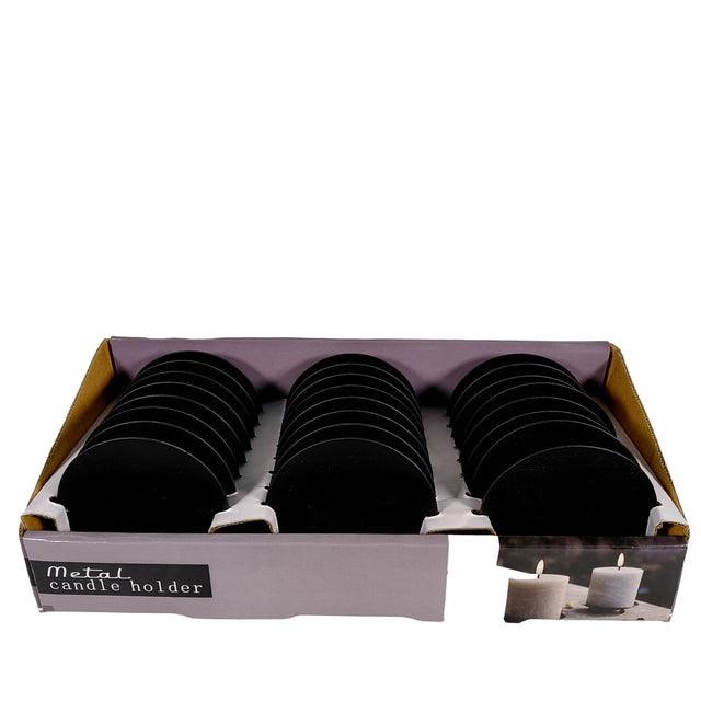 (A12441650)PLATE 8.5X1CM STEEL - BLACK