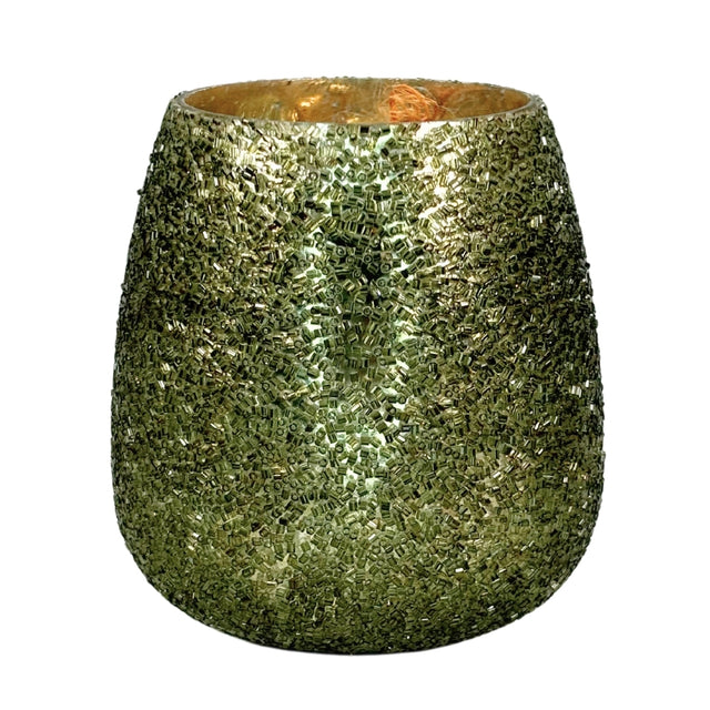 Beaded Votive 10X10Cm