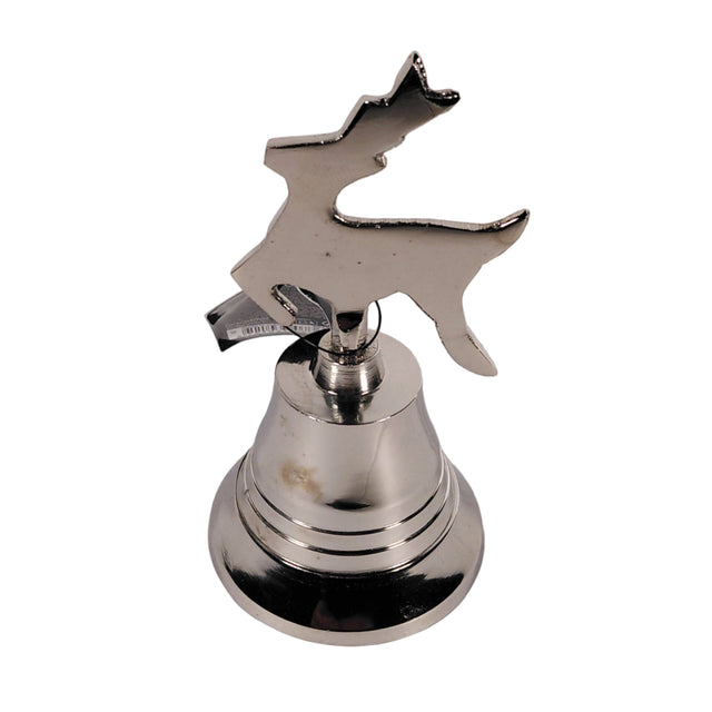 (A98810320-3)BELL 10CM NICKEL - REINDEER