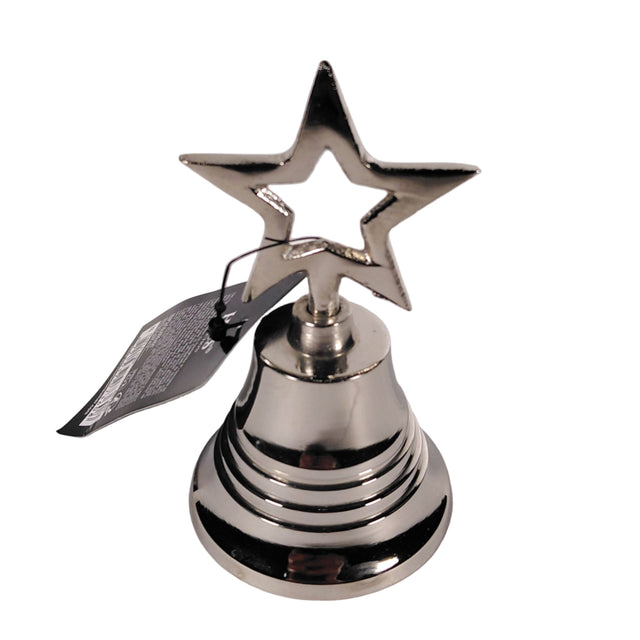(A98810320-2)BELL 10CM NICKEL - STAR