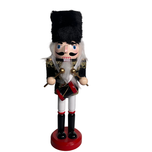 Nutcracker wood 7.5x7.5x25cm - with drums