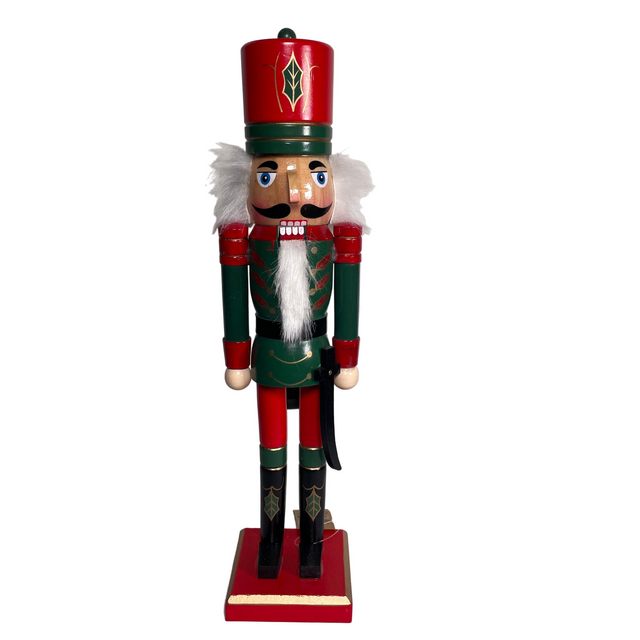 Nutcracker, pinewood 12x11.1x50cm - with sword