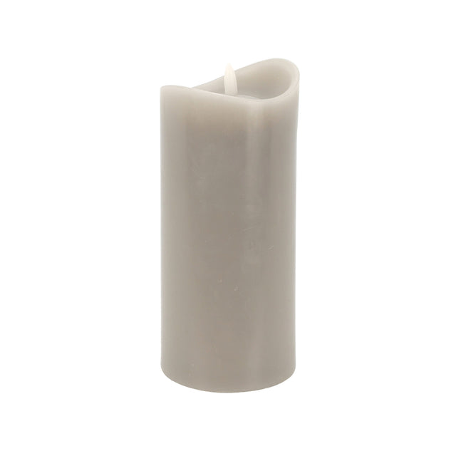 Led Candle 90X200Mm Grey