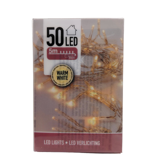 Led lights battery operated 50 led Warm white