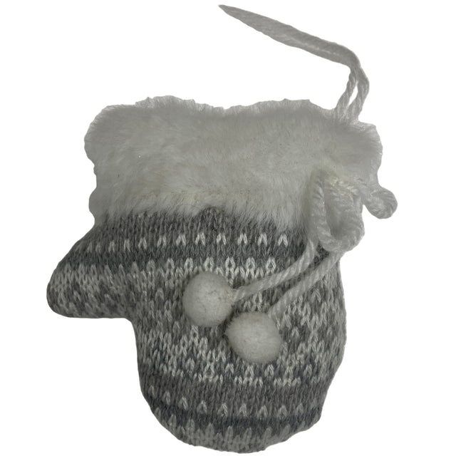 Mitten Grey 4X15X10Cm