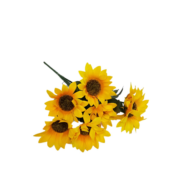 Sunflower Bunch 7 Heads 36cm