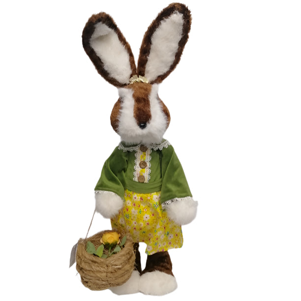 Fluffy rabbit - Girl 20x23x56cm