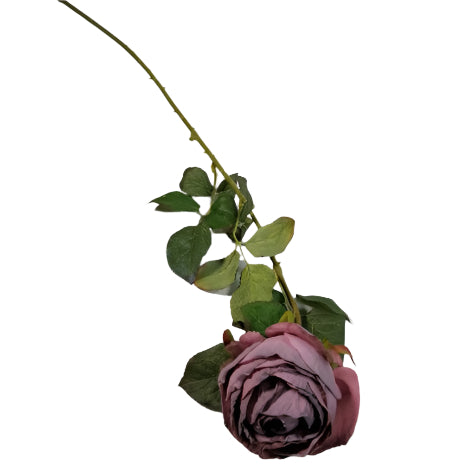 Rose on stem 75cm - Lilac