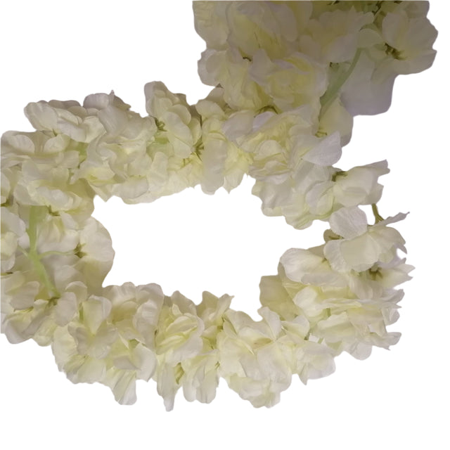 Hanging Roses - White 1.45m