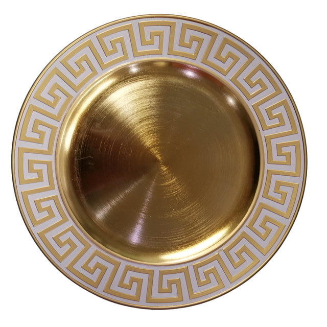 Underplate 32cm - White and Gold