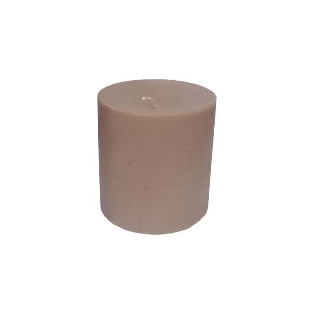 Candle Pillar Beige 70mmx70mm