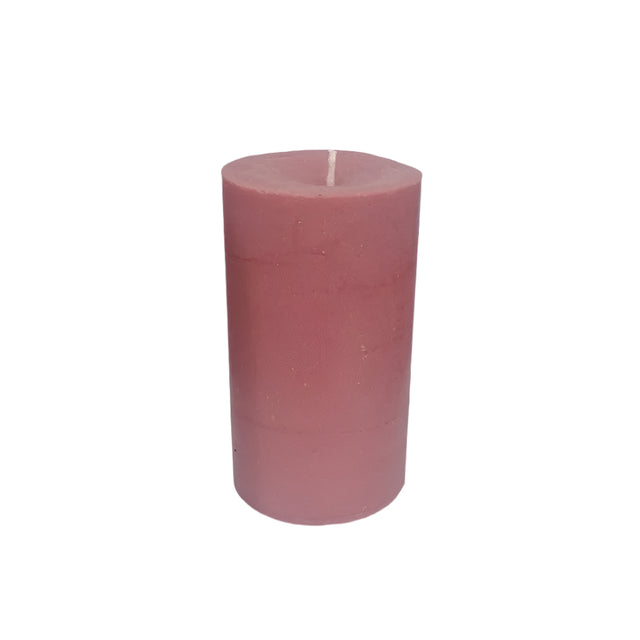 Candle Pillar Dusty Pink 70mmx120mm